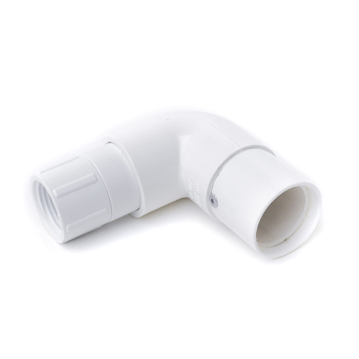 White Elbow w/ Swivel